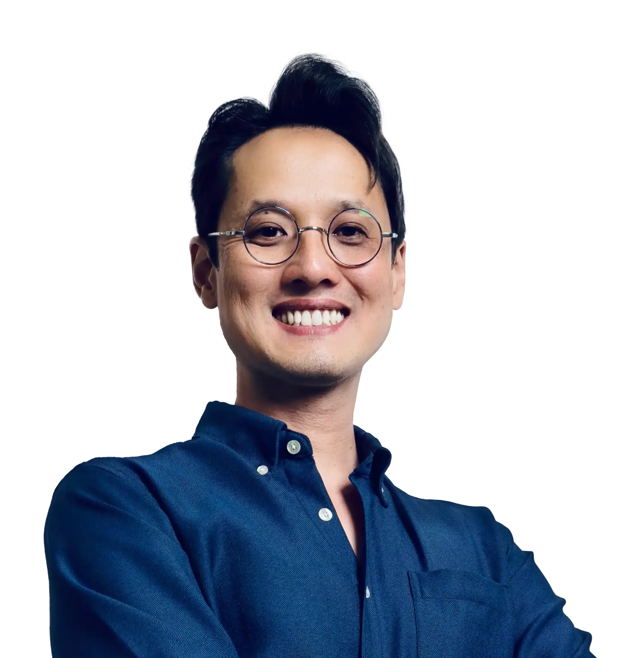 Contact page hero banner featuring Linc of Maketingo, a freelance digital marketer helping businesses achieve global growth.