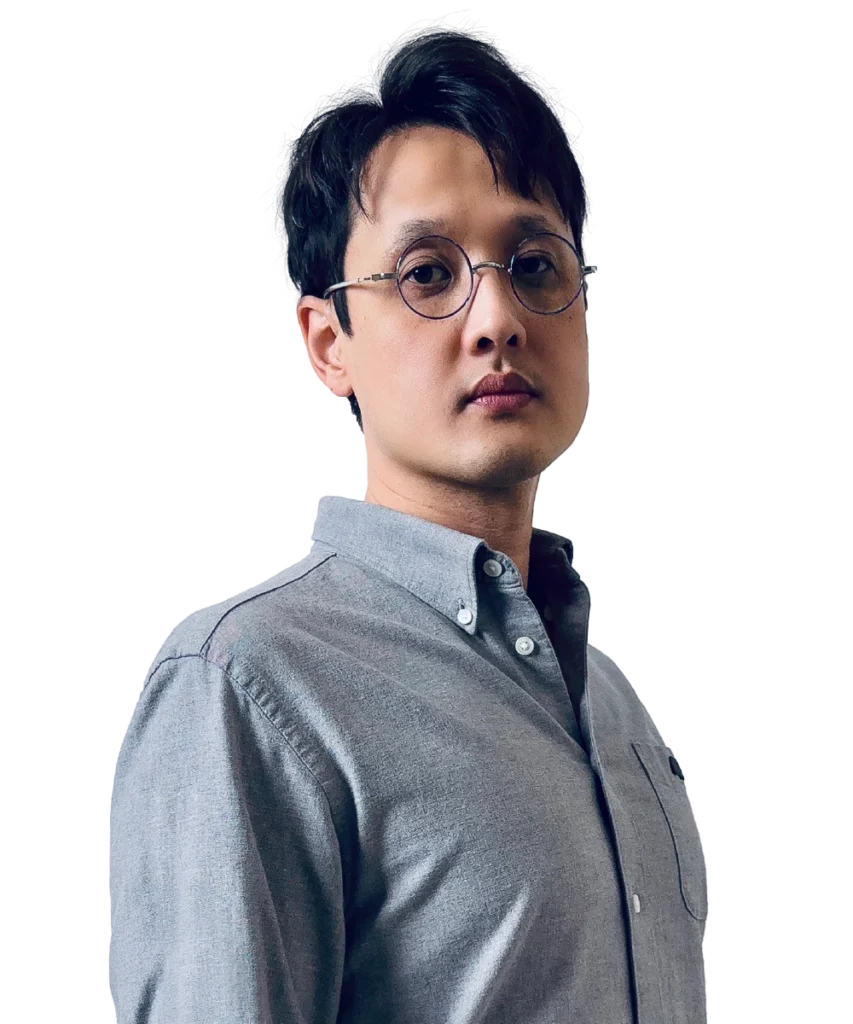 About page hero banner featuring Linc of Maketingo, a digital marketer focused on empowering export-driven businesses.